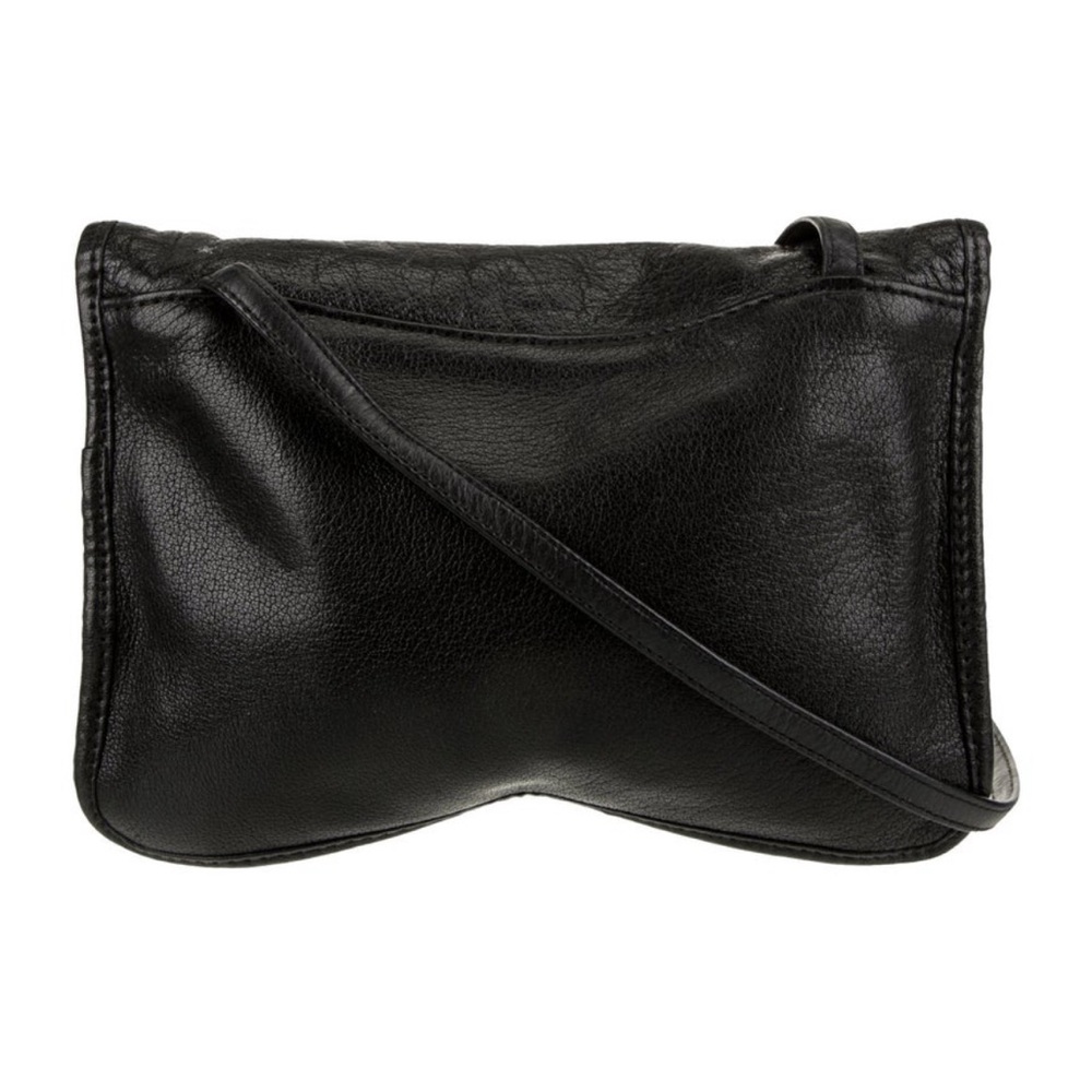 CARLOS FALCHI ITALIAN LEATHER MESSENGER BAG - Picture 3 of 7
